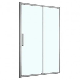 Дверь в нишу, раздвижная CS-AB03GG-130 130x190，профиль серый матовый，6 мм прозрачное стекло