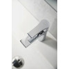 KLUDI ZENTA SL Однорычажный смеситель для раковины 100, донный клапан PUSH-OPEN, арт. 482980565