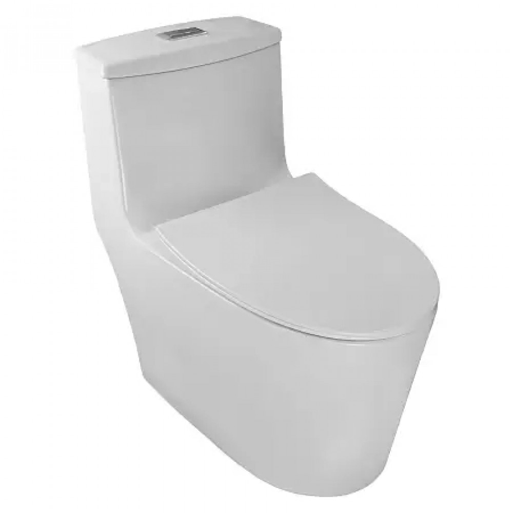 Bais Унитаз-моноблок, Rimless, с сиденьем дюропласт, микролифт (1 место)