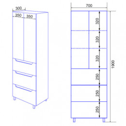 Пенал Палермо 70/3