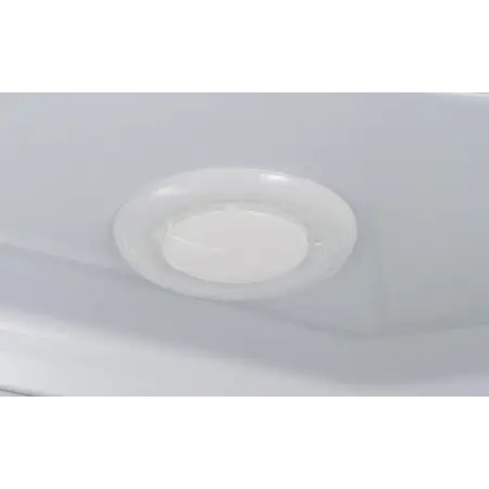 Душевая кабина CS-5180-13R F, 100*80*215 низкая, белая, прямоугольная, стекло 4мм, поддон 13 см