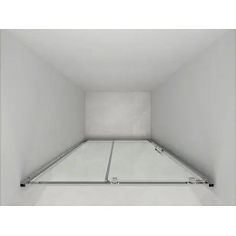 Дверь в нишу, раздвижная CS-AB03GG-130 130x190，профиль серый матовый，6 мм прозрачное стекло