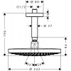 26467400 Raindance Select S Верхний душ 240 2jet с потолочным подсоединением, белый/хром