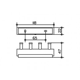 14913010000 Plan планка с крючками