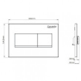 Loranto Prestige Кнопка к инсталляции KARE чёрная