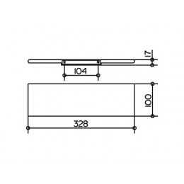 11558170000 Edition 400 Полочка для душа