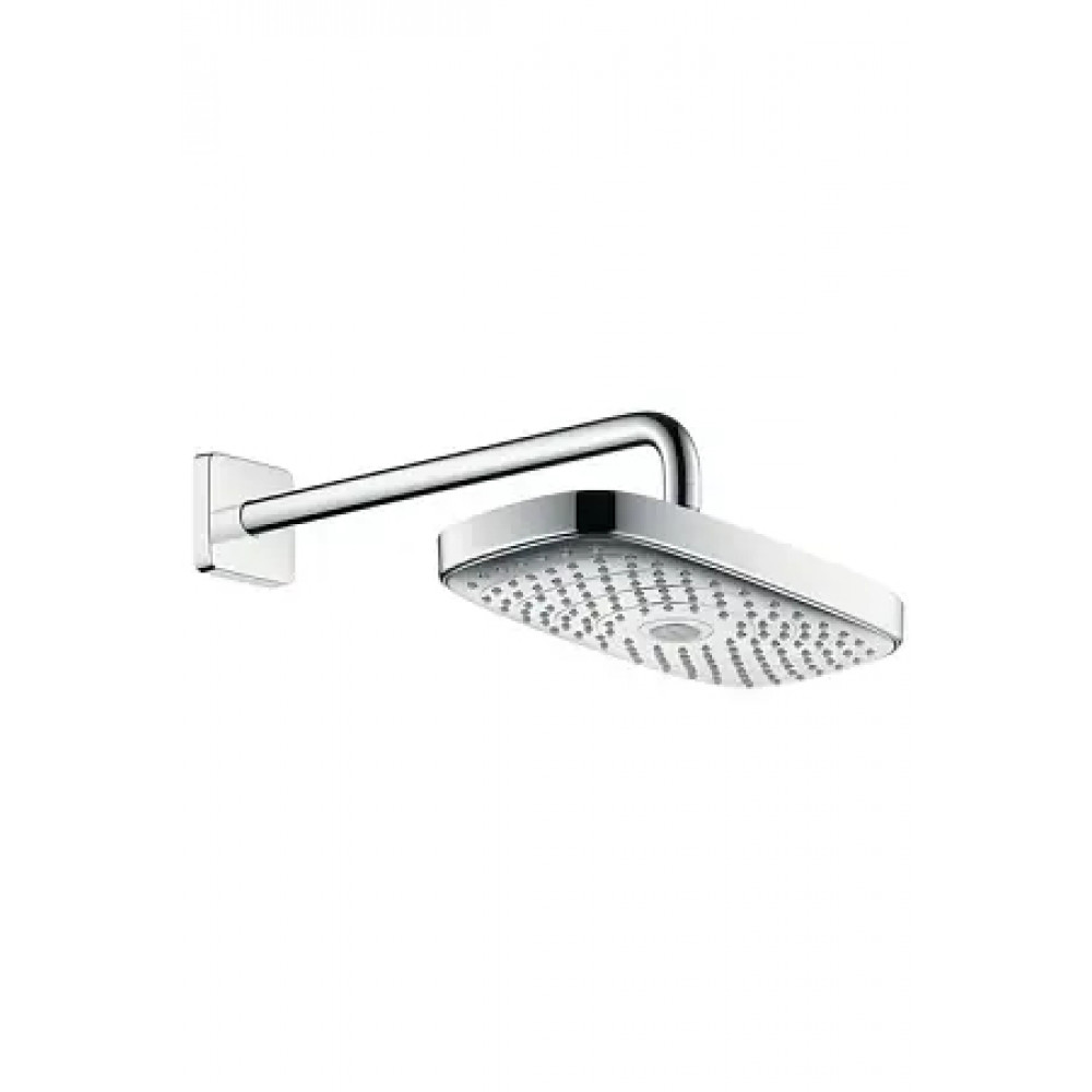 27385400 Raindance Select Raindance Select E 300 2jet верхний душ,½´, с держателем 390 мм БЕЛ./ХРОМ