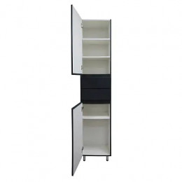 Пенал Эстима 40 напольный левый Графит