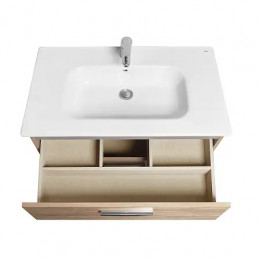 Victoria Тумба под раковину 80 орех 2 ящика