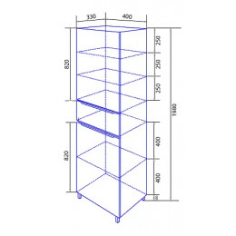 Пенал LOTOS 40 (40*198*33) прав напольный
