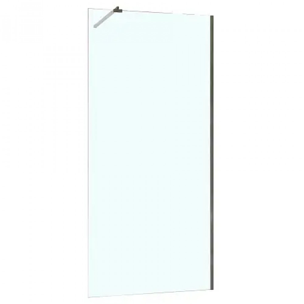 AZ-251-90-MGR-CL Душевая перегородка Walk-in, 90x195-MGR-CL, прозрачное стекло 8 мм, профиль матовый графит