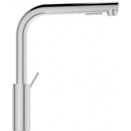 BD420AA GUSTO Смеситель для кухонной мойки с высоким вытяжным трубчатым изливом L-типа