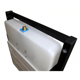 Сет AZARIO FORTE Инсталляция для подвесного унитаза 3/6л.+Унитаз подвесной Azario STELLA ободковый, с сид. микр., белый  БЕЗ КЛАВИШИ