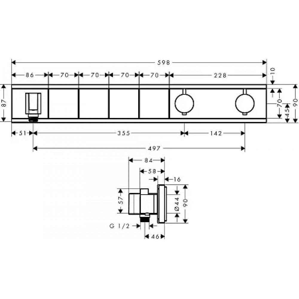 15357000 RainSelect с 4 кнопками, СМ (нужна СЧ 15312180)