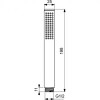 A7573XG CERATHERM T100 Промо комплект, состоящий из: BC807XG IDEALRAIN Держатель с подключением душевой лейки 1/2", цилиндрический дизайн, металлическ