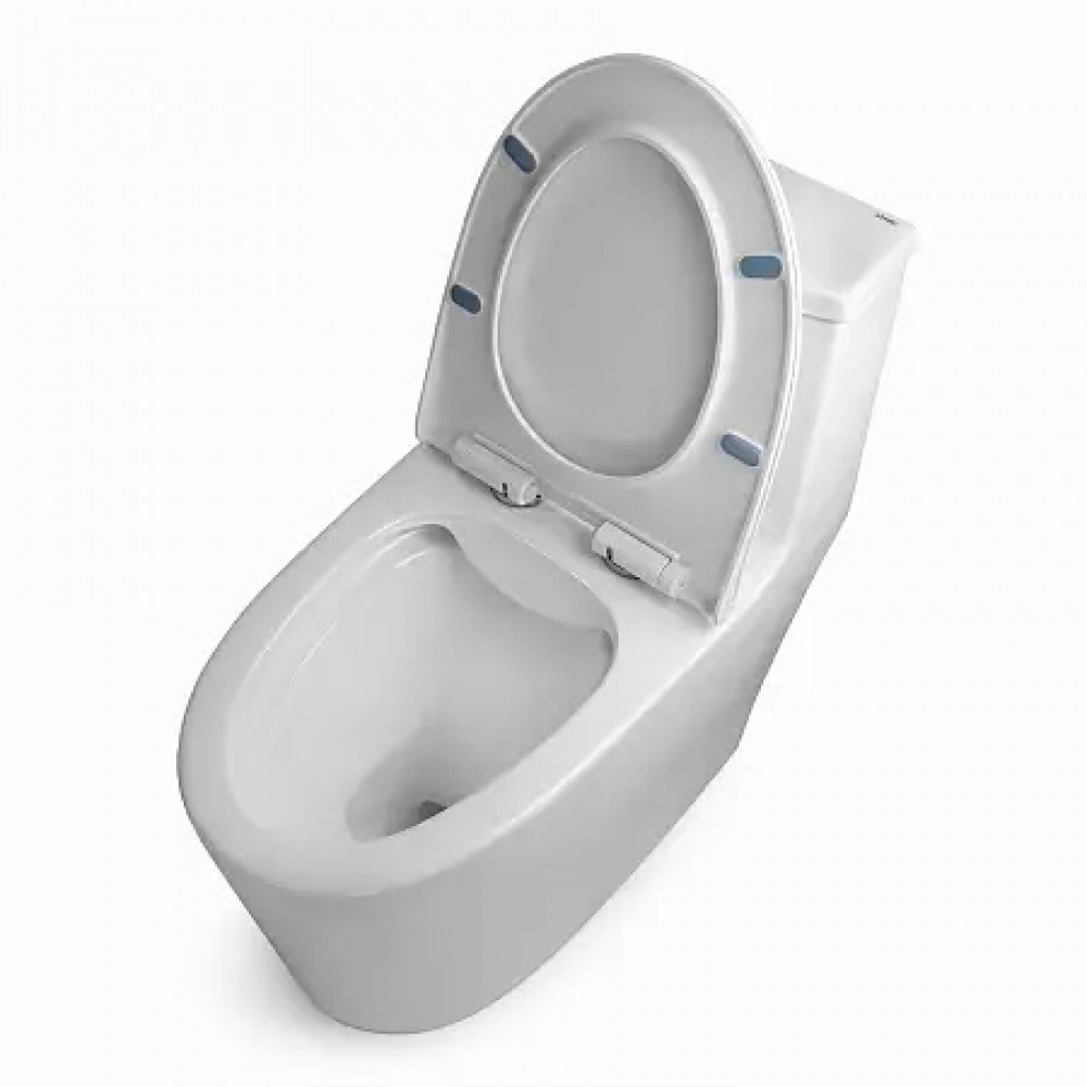 Bais Унитаз-моноблок, Rimless, с сиденьем дюропласт, микролифт (1 место)