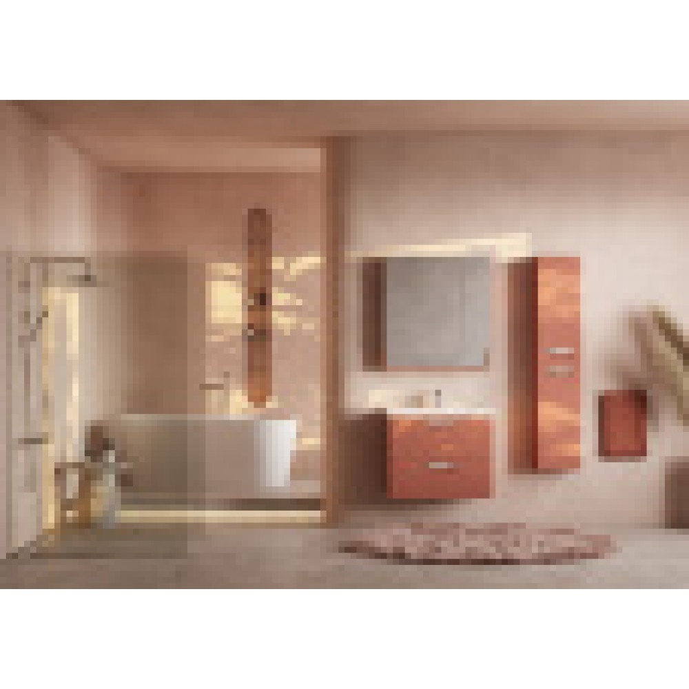 Зеркальный шкаф The Gap Original 80 терракота