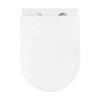 AZ-5180T-WHT SONGO Унитаз подвесной с системой смыва Tornado в комплекте с быстросъемным сиденьем микролифт, дюропласт 520*360*365mm