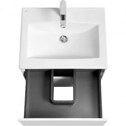 Сохо 60 Тумба Белый глянец (БЕЗ УМЫВАЛЬНИКА"Элина-60")