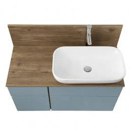 Мишель 100 Столешница+панель Дуб Рустикальный универсальная