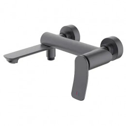 Escaro Смеситель для ванны с ручным душем, серый графит
