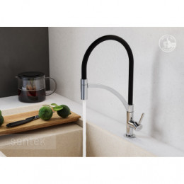 Смеситель Брукс для кухни с гибким изливом, хром