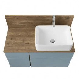 Мишель 100 Столешница+панель Дуб Рустикальный универсальная