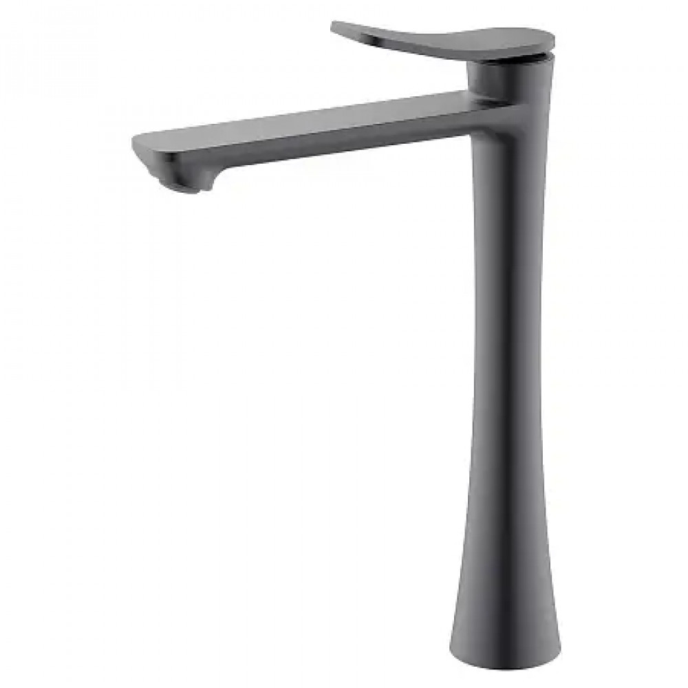 Escaro Cмеситель высокий для раковины, серый графит