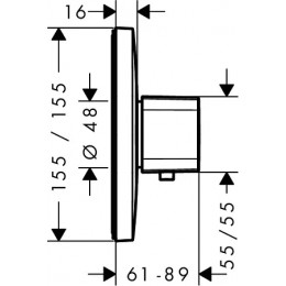 15706000 Ecostat E Термостат Ecostat E Highflow, СМ