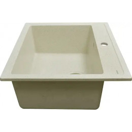 AZARIO кухонная мойка Litos (570х505х200) Бежевая (сифон + герметик)