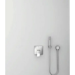 IDEALRAIN Подключение для душевого шланга 1/2", кубический дизайн, металлический, с обратным клапаном