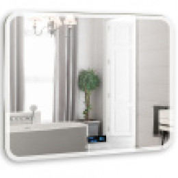 AZARIO зеркало Стив 800*680 - 3 (сенсор выкл+подогрев+часы)