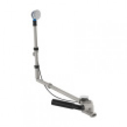 150.525.21.6 Слив-перелив Geberit, d52, длина 73 см, с декоративным комплектом: Глянцевый хром, d=40/50мм