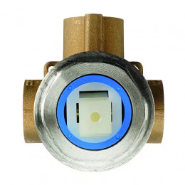 Z00064.030 CUBE Смеситель для душа на 1 выход (внешняя час (внешняя част +Z00007 Bossini Встраиваемая часть смесителя с девиатором 1 направления 1/2”