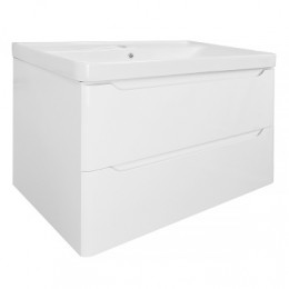 Комплект Тумба LOTOS 80/2 (815х480х570) подвесная с раковиной Monte 80