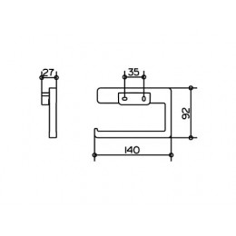 12762010000 Collection Moll Держатель туалетной бумаги