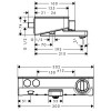 13151400 ShowerTablet Select Термостат для ванны ShowerTablet Select 300 ВМ, ½’, белый/хром