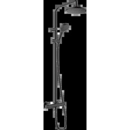 26089670 Vernis Blend Showerpipe 200 1jet с термостатом, EcoSmart, матовый черный