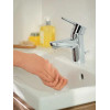 B9914AA CONNECT BLUE Смеситель для умывальника под 1 отверстие, система монтажа EASY-FIX (облегченный монтаж)
