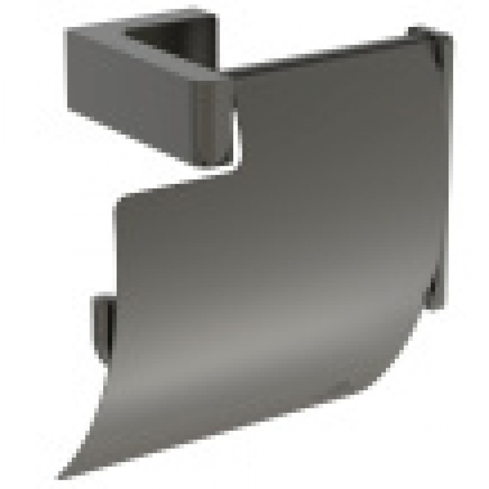 CONCA Держатель для туалетной бумаги с крышкой, квадратный дизайн Magnetic Grey (Магнит)