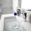 E066901 TEMPO Vanity Умывальник 81.5X45.5 см, с 1-м отверстием под смеситель, с отверстием перелива, только для встраивания в подстолье