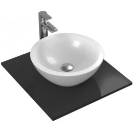 K078301 STRADA Умывальник-чаша круглый 42x42 см, без отверстия под смеситель, без перелива,