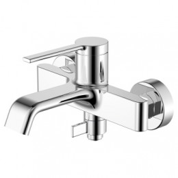 VINCENTE Смеситель для ванны и душа с полным душевым набором, хром