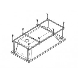 МОНАКО XL монтажный комплект для ванны 170х75