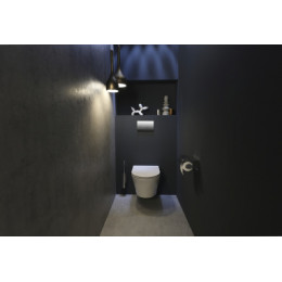 Сиденье термодюропласт E23280-00 "RODIN+" Сиденье термодюропласт, тонкое, микролифт, белый