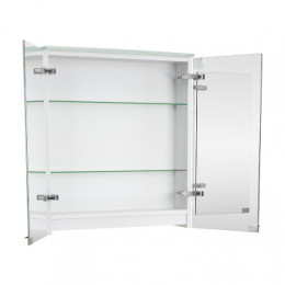 529.352.00.6 Smyle Square Комплект мебели: тумба с раковиной, зеркальный шкаф 60 см, белый