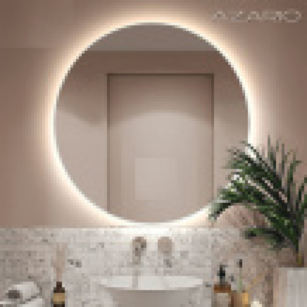 AZARIO зеркало Alone Cerchio влагостойкое с подсветкой 800*800