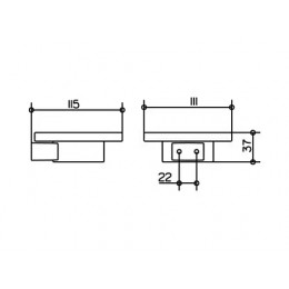 14955019000 Plan Мыльница, хром
