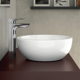 K078301 STRADA Умывальник-чаша круглый 42x42 см, без отверстия под смеситель, без перелива,