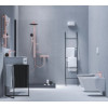 BD589RO ALU+ Beauty Bar S Комплект аксессуаров, состоящий из: штанги 700 мм с направляющими справа и слева для установки аксессуаров по выбору при пер